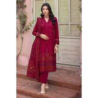 Ideas Khaddar Jacquard Unstitched Suit MJ-32065 3PC - image 3