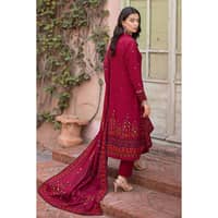 Ideas Khaddar Jacquard Unstitched Suit MJ-32065 3PC - image 4