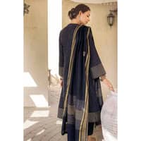 Ideas Embroidered Jacquard Unstitched Suit MJ-32076 3PC - image 3