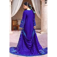 Ideas Embroidered Khaddar Unstitched Suit with Jacquard Dupatta MJ-32074 3PC - image 2