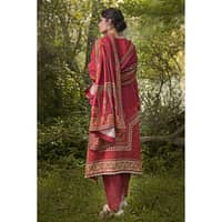 Ideas Embroidered Digital Printed Karandi Unstitched Suit AY-32038 3PC - image 4