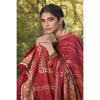 Ideas Embroidered Digital Printed Karandi Unstitched Suit AY-32038 3PC - image 5