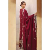 Ideas Embroidered Karandi Unstitched Suit AY-32026 3PC - image 3
