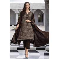 Ideas Embroidered Karandi Unstitched Suit AY-32022 3PC - image 2