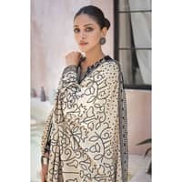 Ideas Embroidered Khaddar Unstitched Suit with Embroidered Karandi Dupatta AY-32034 3PC - image 4