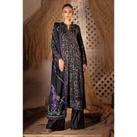 Ideas Embroidered Karandi Unstitched Suit AY-32037 3PC