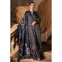 Ideas Embroidered Karandi Unstitched Suit AY-32037 3PC - image 2