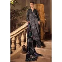 Ideas Embroidered Karandi Unstitched Suit AY-32037 3PC - image 3