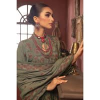 Ideas Embroidered Karandi Unstitched Suit AY-32027 3PC - image 4