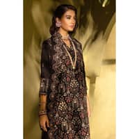 Ideas Embroidered Karandi Unstitched Suit AY-32032 3PC - image 5