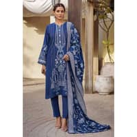 Ideas Embroidered Dyed Karandi Unstitched Suit AY-32019 3PC