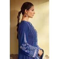 Ideas Embroidered Dyed Karandi Unstitched Suit AY-32019 3PC - image 3