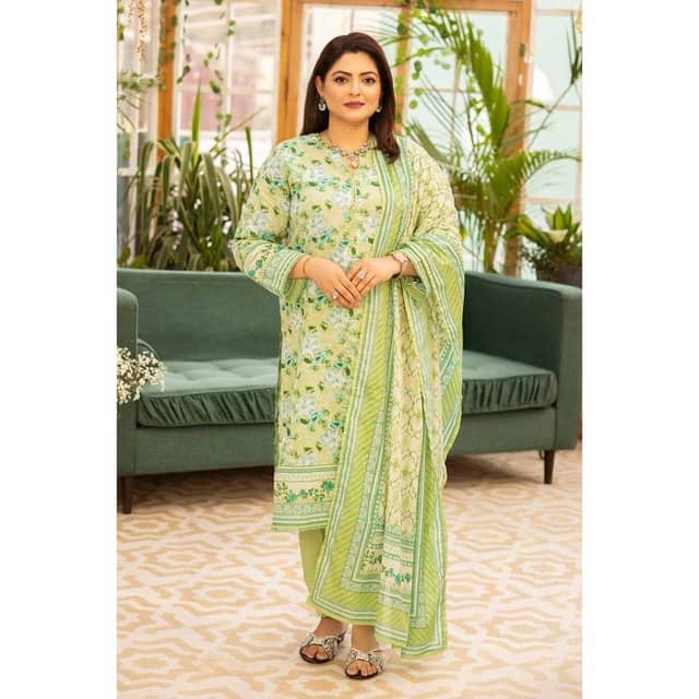 Ideas Printed Lawn Unstitched Suit CL-42077 B 3PC