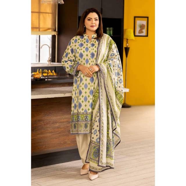 Ideas Printed Lawn Unstitched Suit CL-42080 A 3PC