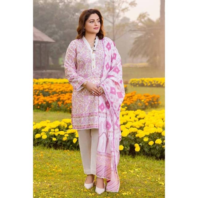Ideas Printed Lawn Unstitched Suit CL-42195 A