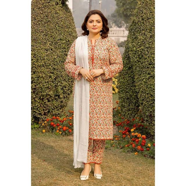 Ideas Printed Lawn Unstitched Shirt SL-42002