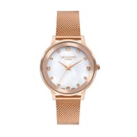 Lee Cooper Ladies Super Metal Watch LC07875.420 White Mop
