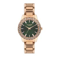 Lee Cooper Ladies Super Metal Watch LC07869.470 Green