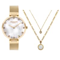 Lee Cooper Ladies Super Metal Watch LC07806.120 White Mop