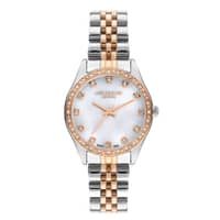 Lee Cooper Ladies Super Metal Watch LC07818.520 White Mop