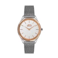 Slazenger Ladies Super Metal Watch SL.9.1852.3.04 Silver