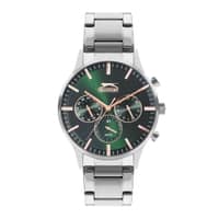 Slazenger Gents Stainless Steel Watch SL.9.2214.2.04 Green