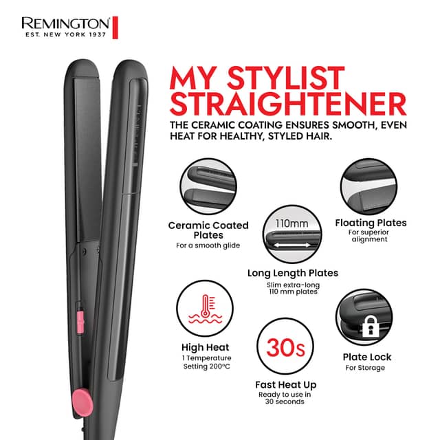 S1A100 Remington My Stylist Straightener 200°C