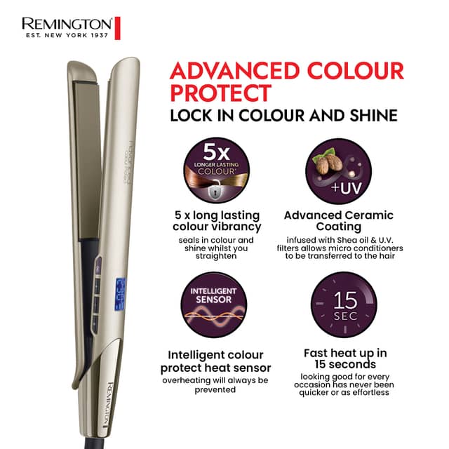 S8605 Remington Advanced Colour Protect Straightener