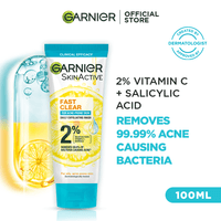 Garnier Fast Clear Acne Prone Face Wash 100ml