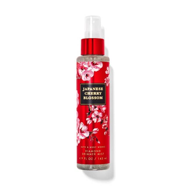 Bath And Body Works Japanese Cherry Blossom Diamond Shimmer Mist 145ml