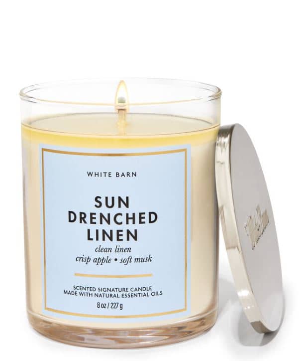 Bath And BOdy Works Candle Sun Drenched Linen 227g