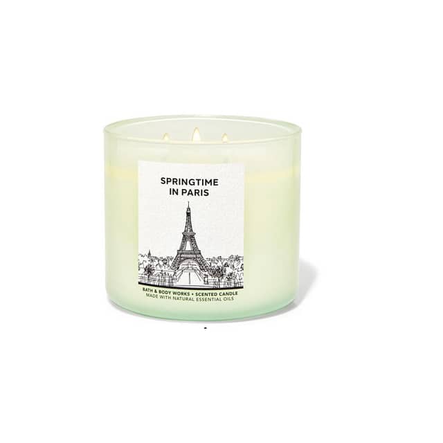 Bath and Body Works  Candle Spring Time In Paris