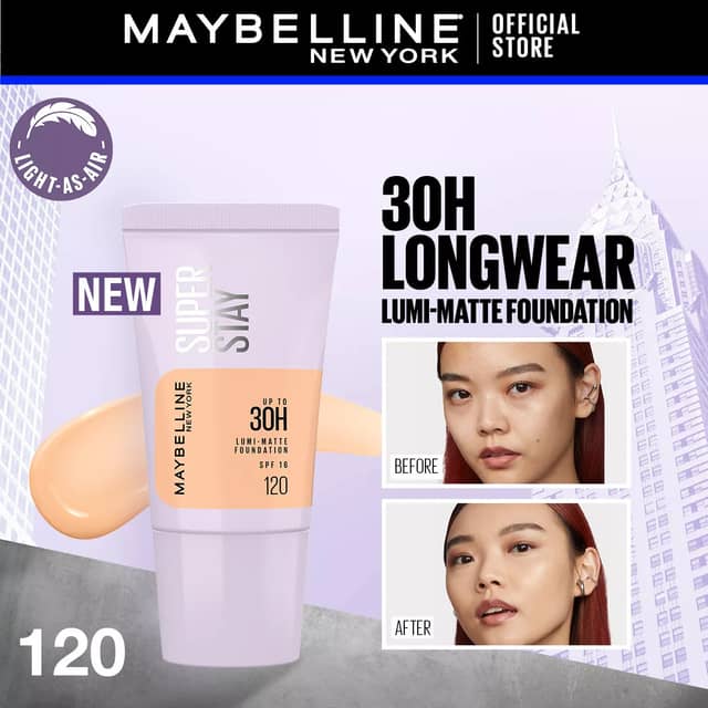 Maybelline Super Stay Up To 30H Lumi Matte Foundation 18ml