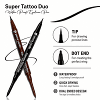 Pierre Cardin Super Tattoo Duo Waterproof Eyeliner Pen
