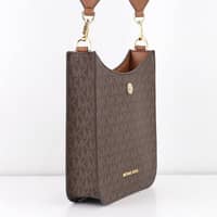Michael Kors Messenger Mini Signature Cross Body Bag 35S1G7BM1B Brown - image 3