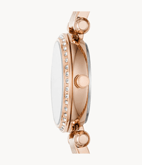 Fossil Tillie Mini Three-Hand Rose Gold Tone Stainless Steel Watch BQ3502 - image 2