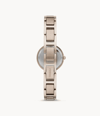 Fossil Karli Mini Three Hand Pastel Pink Stainless Steel Watch BQ3603 - image 2