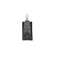 Key Chain Multi Key Holder with Leather Cover Black