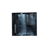 Gents Leather Long Pocket Wallet Black - image 3