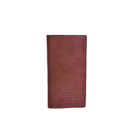 Gents Leather Long Pocket Wallet Brown