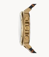 Fossil Privateer Sport Chronograph Luggage Leather Gents Watch BQ2451 - image 2
