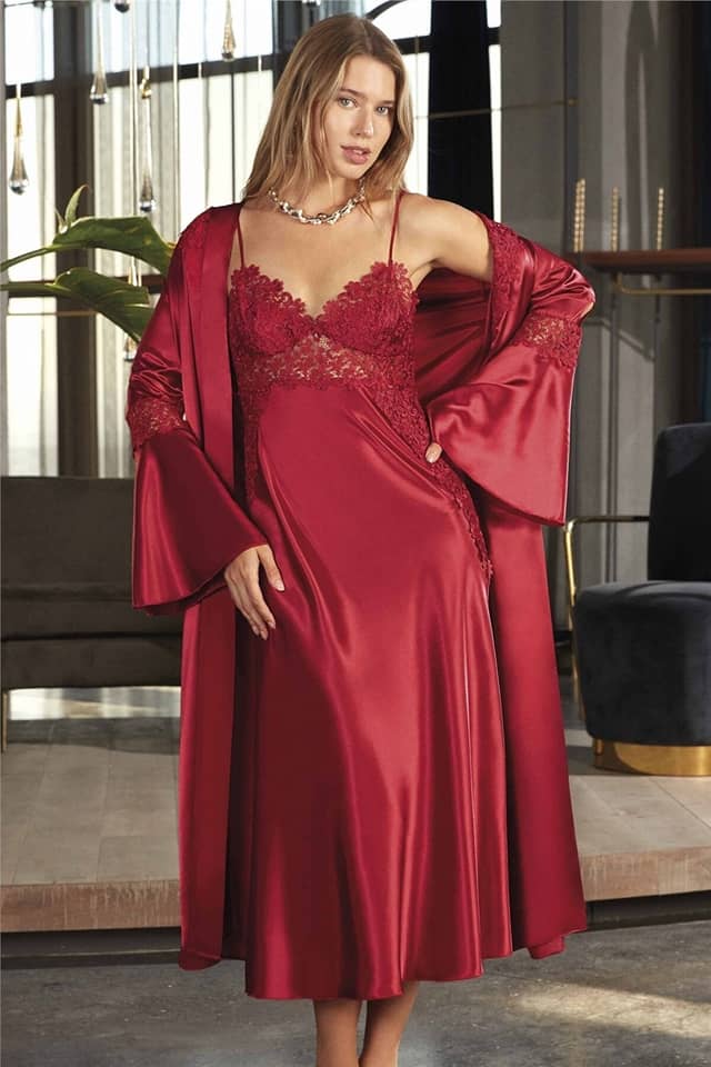 Nurteks Nightgown & Robe Set 5196