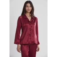 Pierre Cardin Satin Lace Pajama Set 1438 - image 2