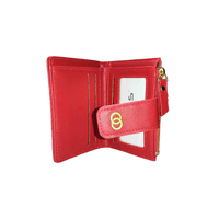 Ladies Leather Small Wallet- Red - image 3