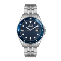 Slazenger Gents Stainless Steel Watch SL.9.6502.1.04 Blue