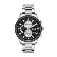 Slazenger Gents Stainless Steel Watch SL.9.6511.2.02 Black