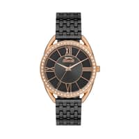 Slazenger Ladies Stainless Steel Watch SL.9.6537.3.04 Black