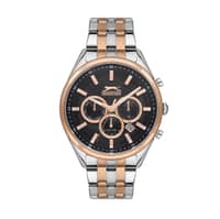 Slazenger Gents Stainless Steel Watch SL.9.6546.2.04 Black