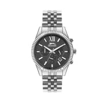 Slazenger Gents Stainless Steel Watch SL.9.6555.2.02 Black