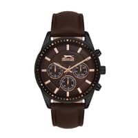 Slazenger Gents Stainless Steel Watch SL.9.6562.2.05 Brown